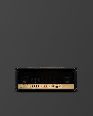 Back panel layout of the JCM900 4100 Vintage Reissue Head on the Support Articles page.