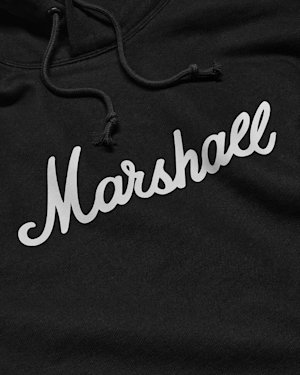 Close-Up of Standard Issue Script Hoodie script front