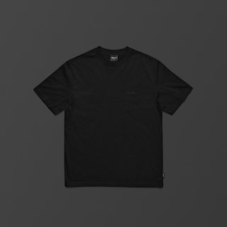 Front View of the Black Standard Issue T-Shirt