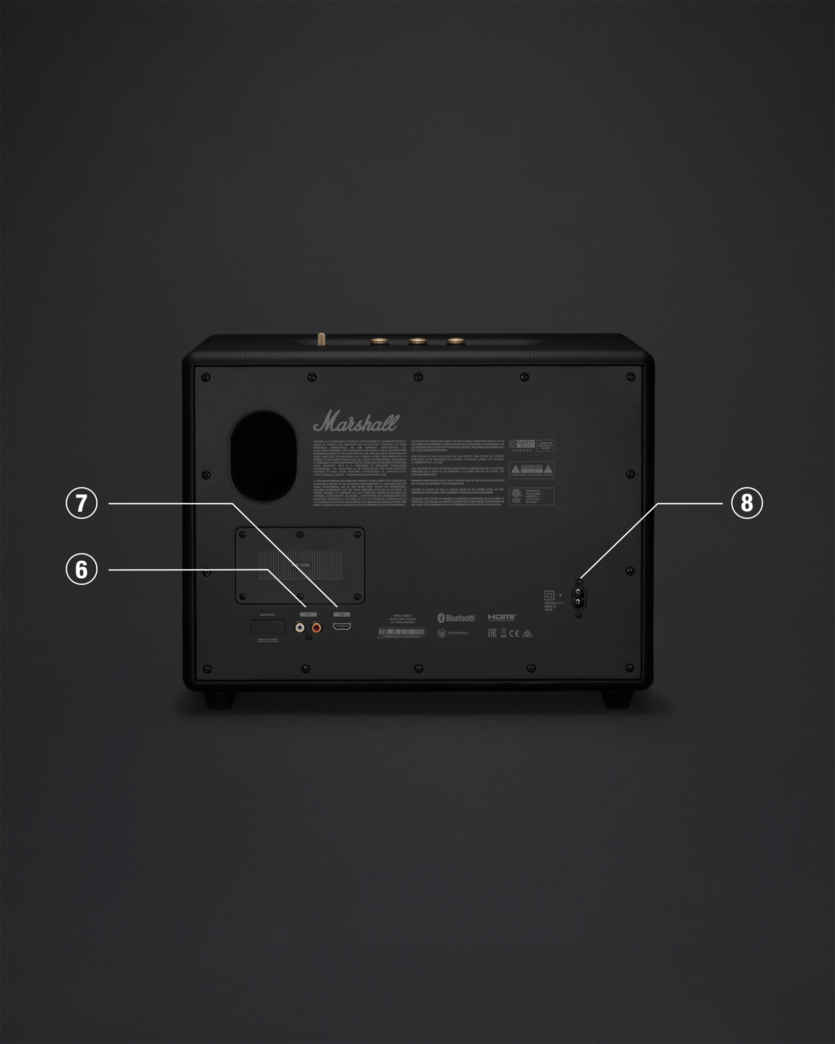 Support for Woburn III - Device layout | Marshall.com