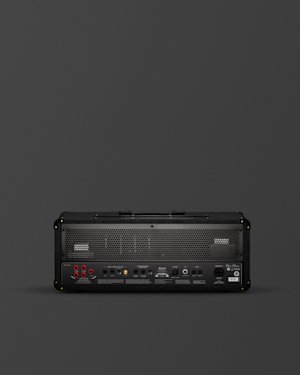 Diseño del panel trasero del JVM410 Head en la página de artículos de soporte.