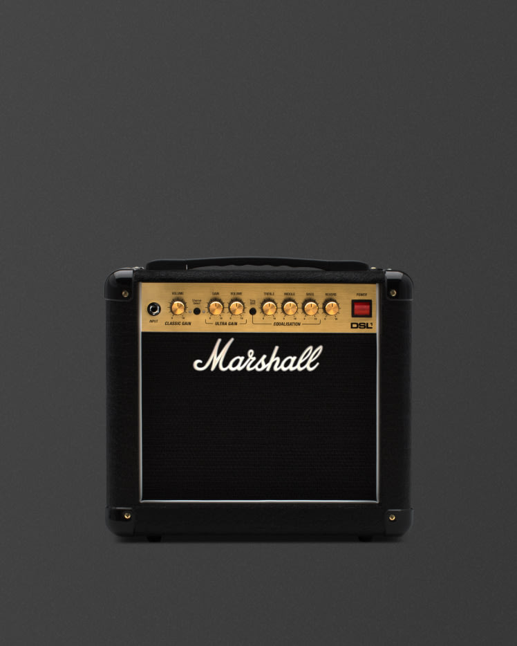 Front view of the Marshall DSL1 Combo.