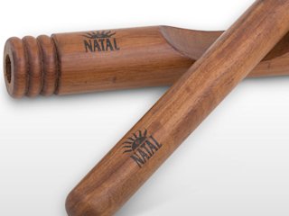 Close-up of Natal claves.