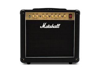 Front view of the Marshall DSL5 Combo amplifier without background.