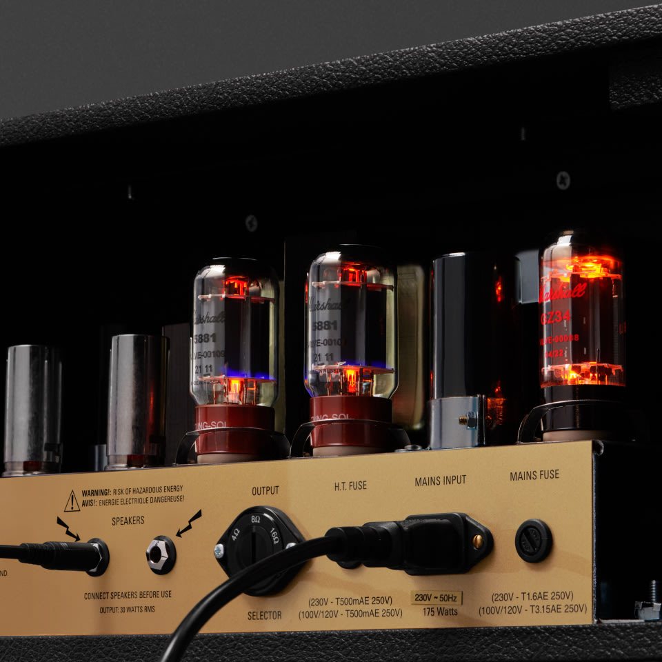 JTM45 2245 Vintage Reissue Head 30W Amp for clean and warm tones |  Marshall.com, image size:960x960