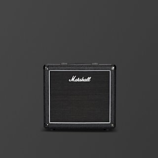 Marshall's MX112 black cabinet.