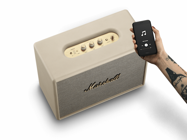 Woburn III Cream - Bluetoothホームオーディオスピーカー | Marshall.com