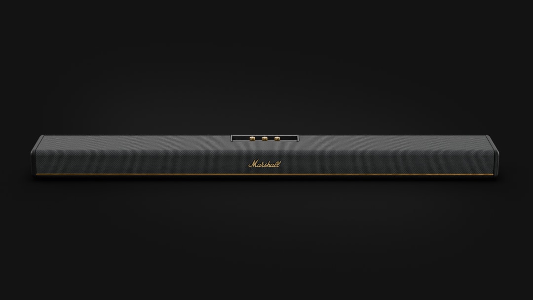 Heston 120 Black サウンドバー Dolby Atmos搭載 | Marshall.com