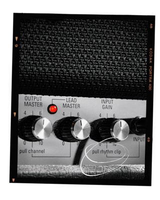 El Marshall Silver Jubilee 2555X Vintage Reissue Head Pull rhythm clip.