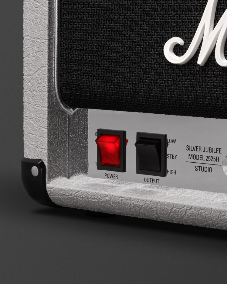 Marshall Studio Jubilee Head amplifier - close up 3d model.