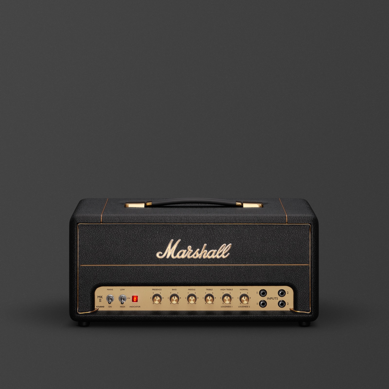 Der Marshall Studio Vintage Head Verstärker.