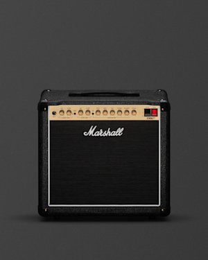 Marshall DSL20C frontal sobre fondo gris