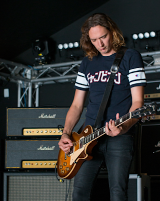 Dan Hawkins playing guitar
