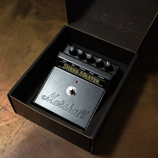 The Marshall Shredmaster Vintage Reissue Pedal in the box.