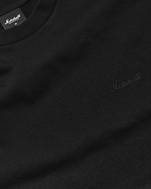 Close-Up of the Standard Issue T-Shirt script logo