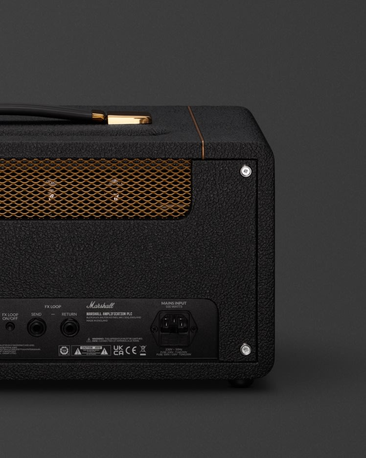 Back of Marshall's Studio Vintage Head