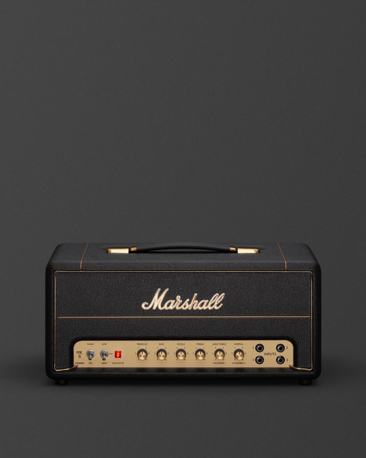 Marshall's Studio Vintage Head on a grey background.