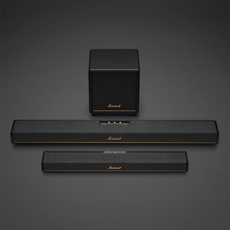 TVサウンドバー＆サブウーファー | Marshall.com