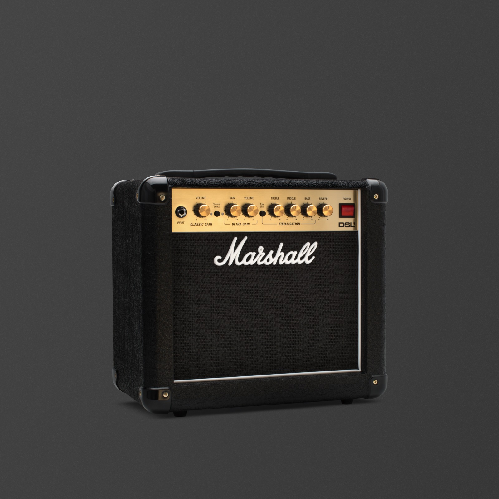 Left side view of the Marshall DSL1 Combo.
