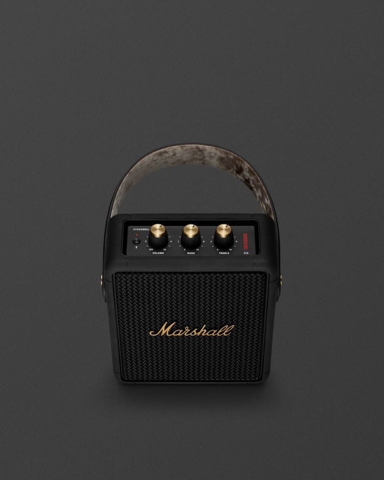 STOCKWELL II BLACK AND BRASS portable speaker