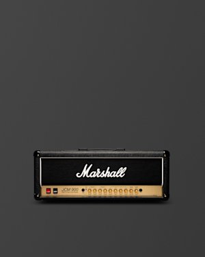 Front panel layout of the JCM900 4100 Vintage Reissue Head on the Support Articles page.