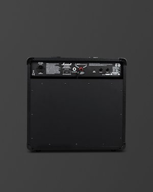 Disposition du panneau arrière du MG50GFX Combo sur la page Articles de support.