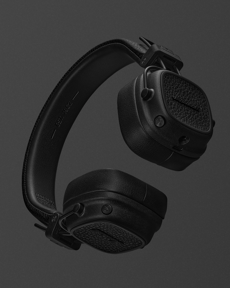 Major VワイヤレスヘッドフォンがPitch Blackで登場 | Marshall.com