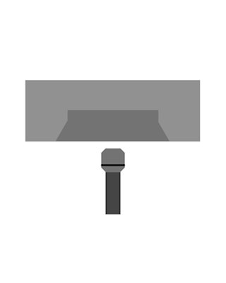 Mic placed in the middle and closer to the amplifier