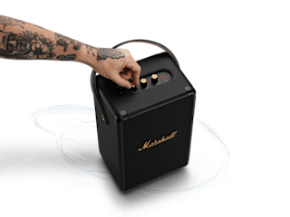 Marshall's black Tufton speaker.