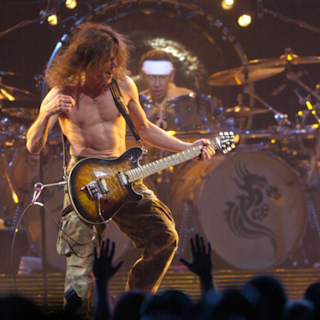 Eddie van halen performing on stage