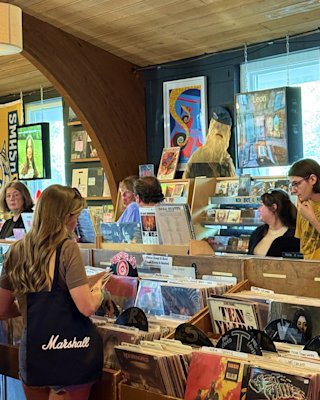 Inside of the Grimey’s record store in Nashville