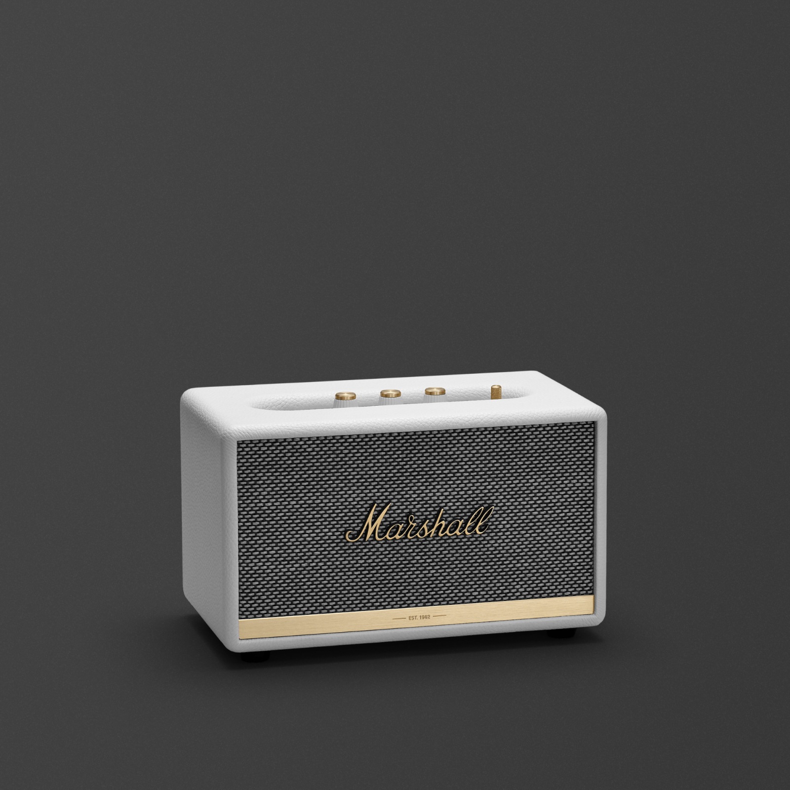 Enceinte bluetooth Marshall ACTON II BLUETOOTH WHITE crème et or.