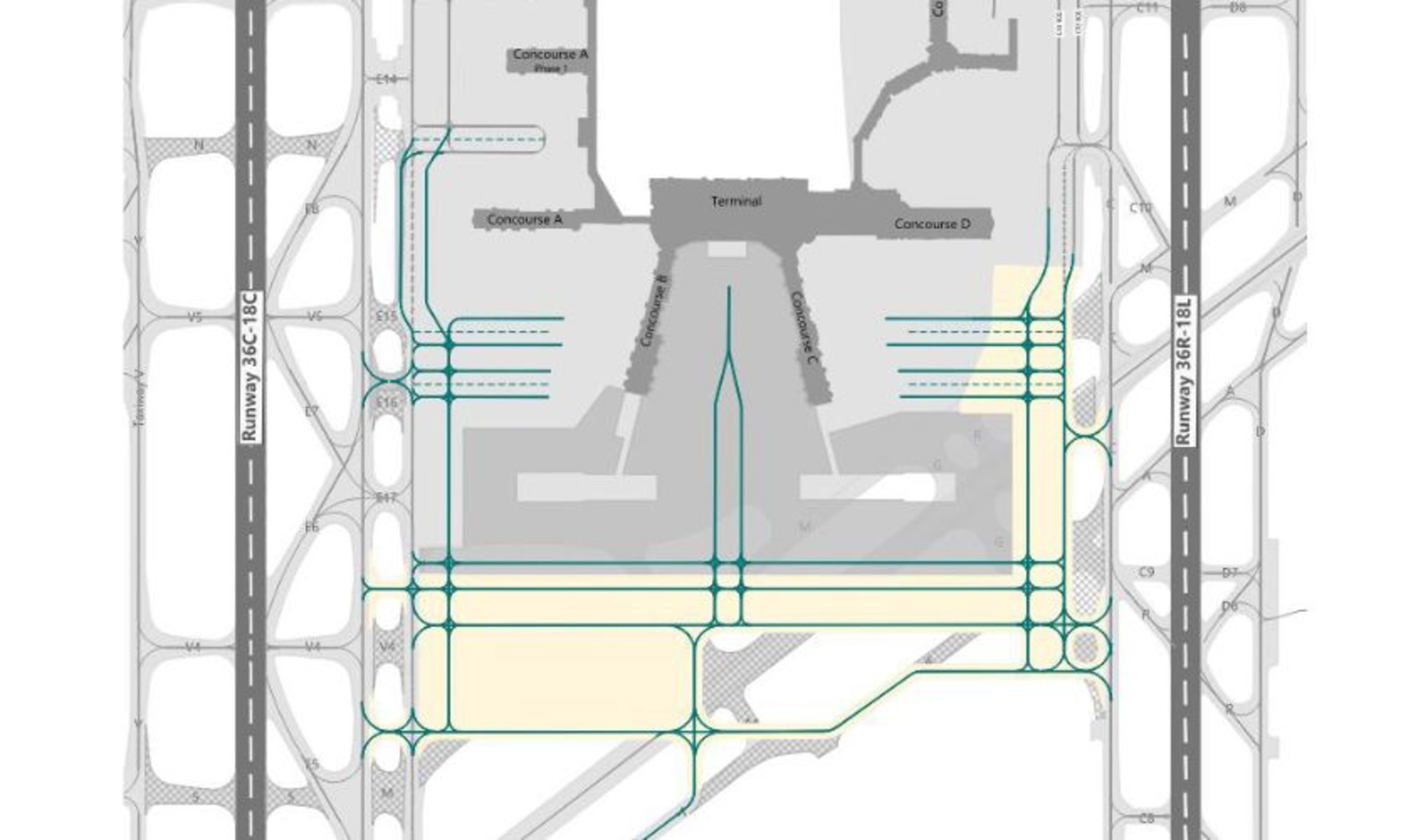 Clt Ramp Construction - Runway & Airfield Projects