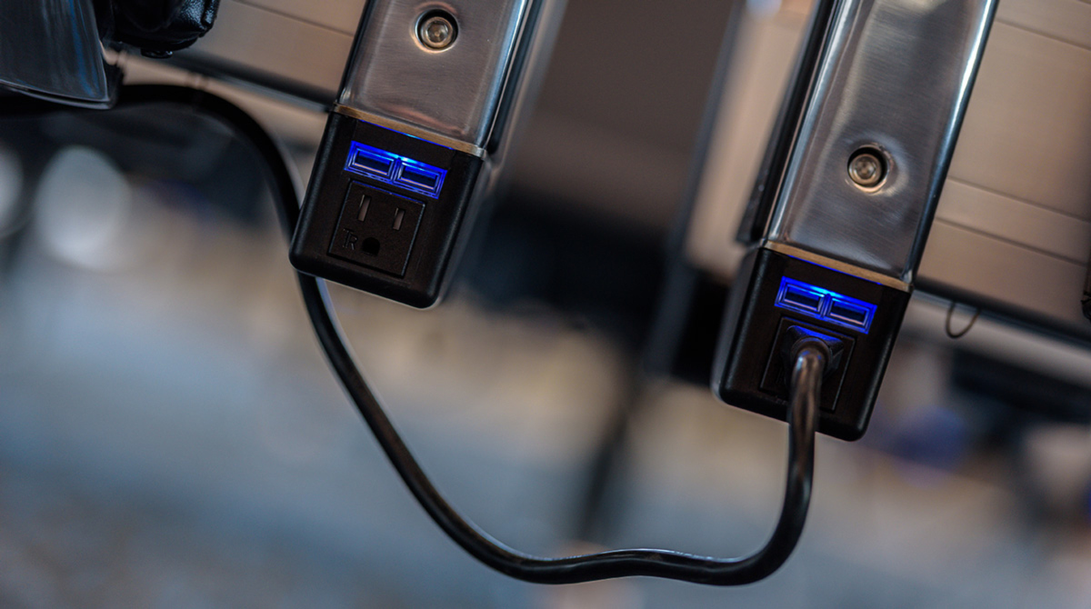 seats with charging ports