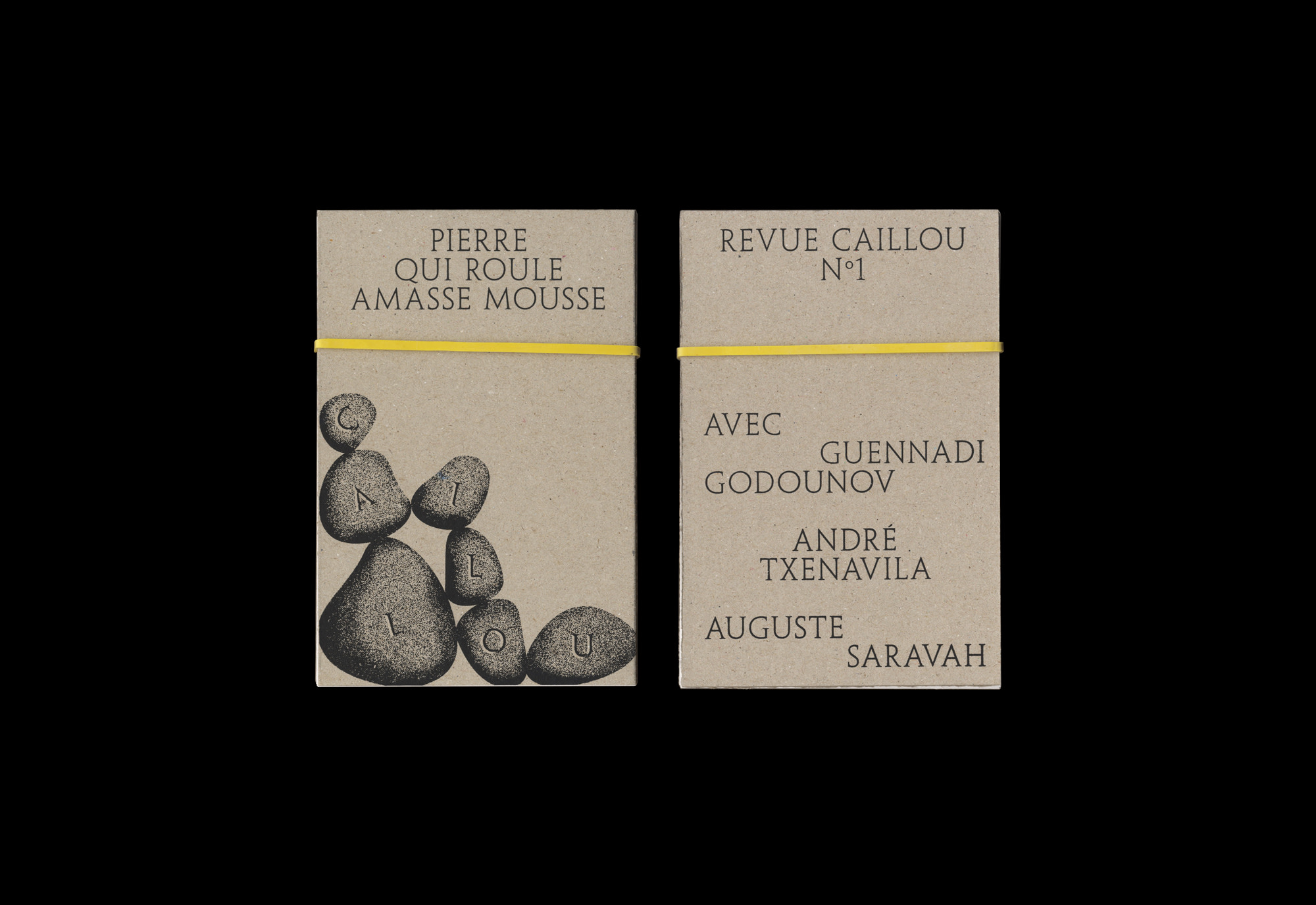 Revue Caillou design by studio Mitsu