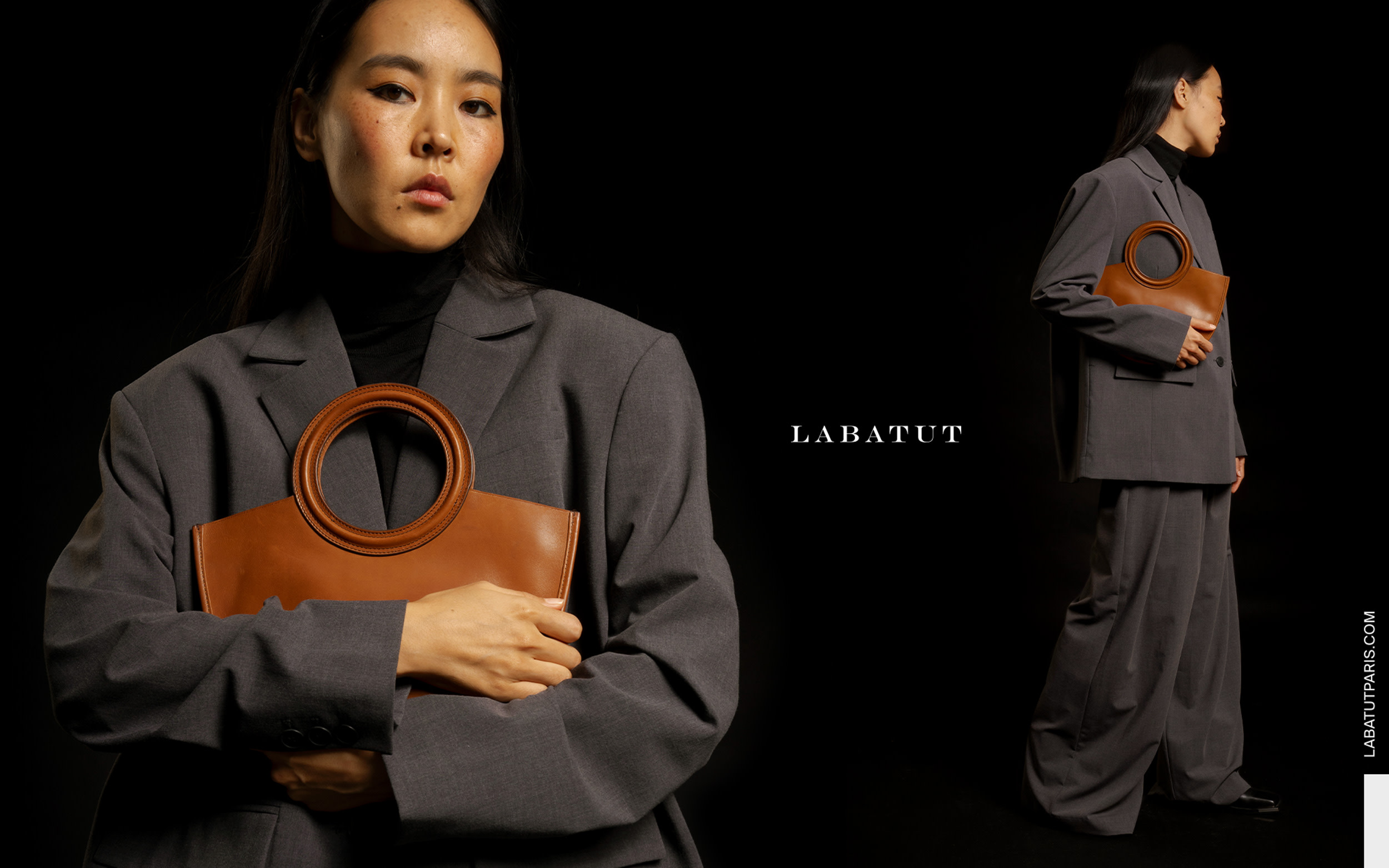 Studio Mitsu for Labatut Paris. Art direction, graphic design, visual identity. Sustainable Leather Bags