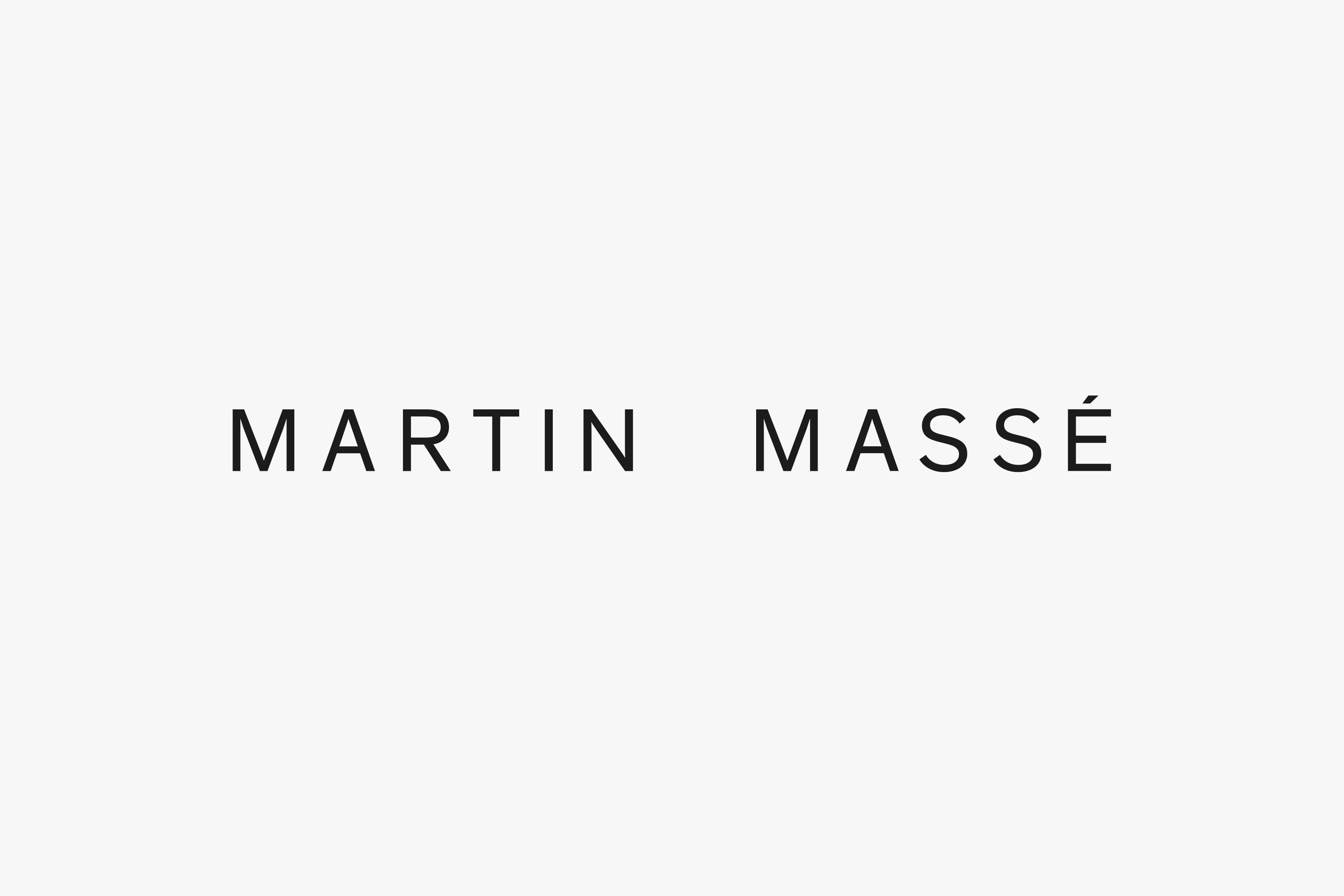 Studio Mitsu for Martin Masse Architect and designer. 
Logotype, graphic design, visual identity, business card, stationary, typography, design.