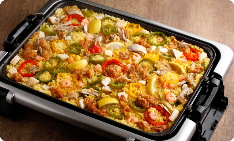 オリジナルチキンのパエリア