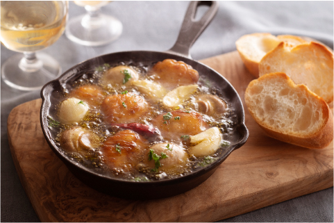 魅惑のガーリックアヒージョ