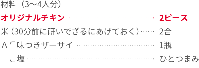 鶏とザーサイの炊き込みごはん