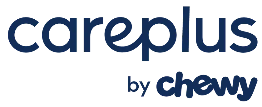 "CarePlus by Chewy" is written in navy blue, lowercase font.