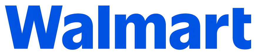 "Walmart" is written out in a cobalt blue font.