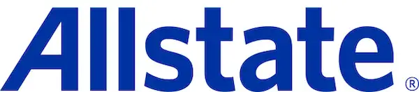 Blue "Allstate" logo.