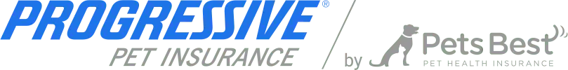 A co-branded Progressive and Pets Best logo.