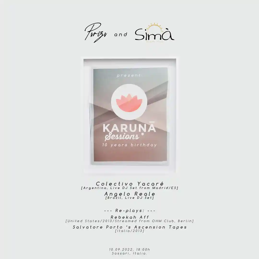 Purizu and Sima present: Karuna Sessions 10 years birthday image