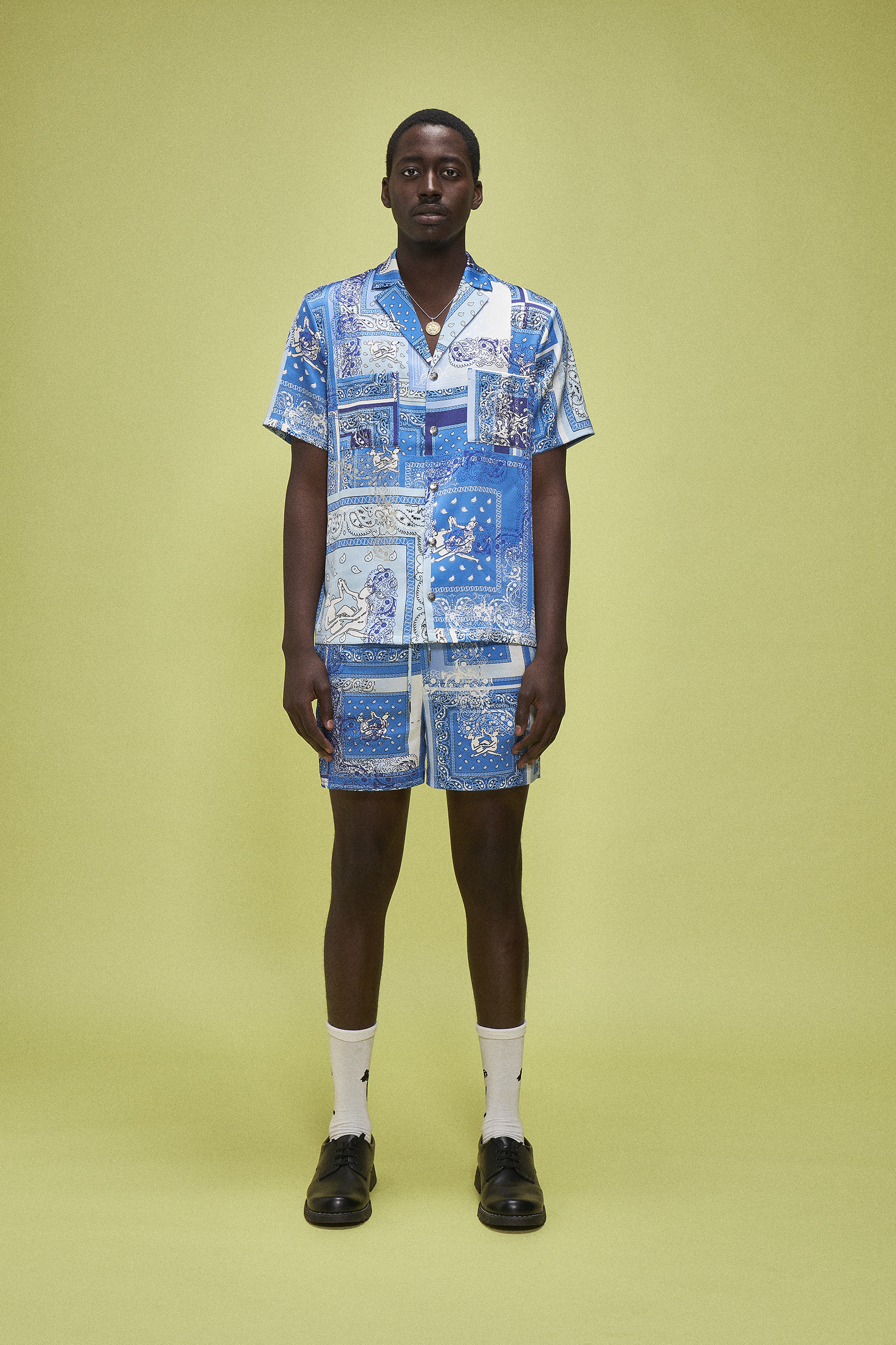 Bandana Print Shirt — THEBE MAGUGU