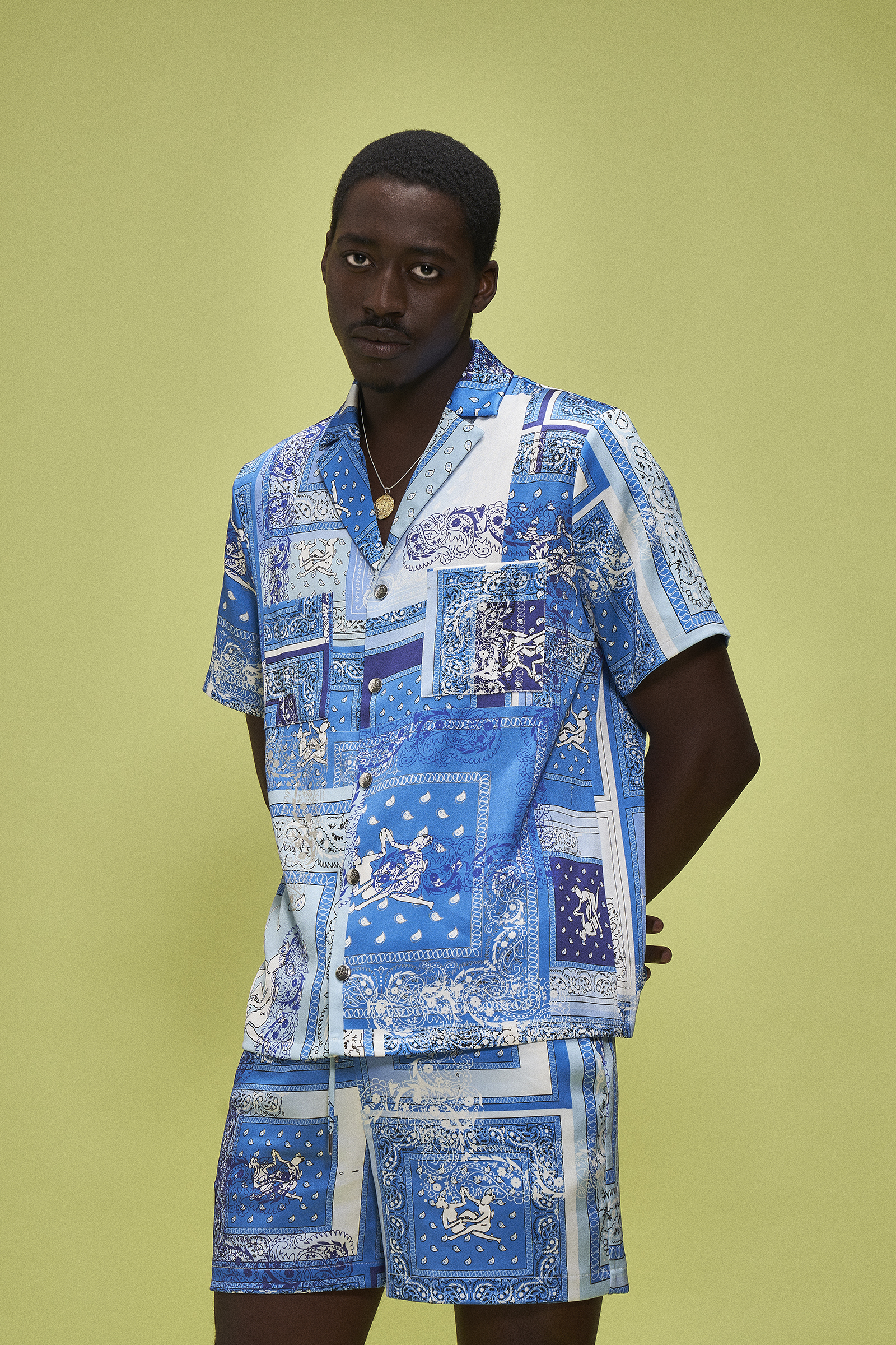 Bandana Print Shirt — THEBE MAGUGU