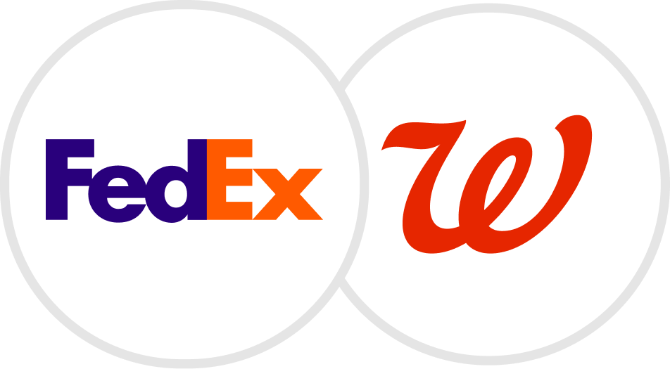 FedEx and Walgreens pickup