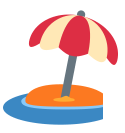 Beach umbrella