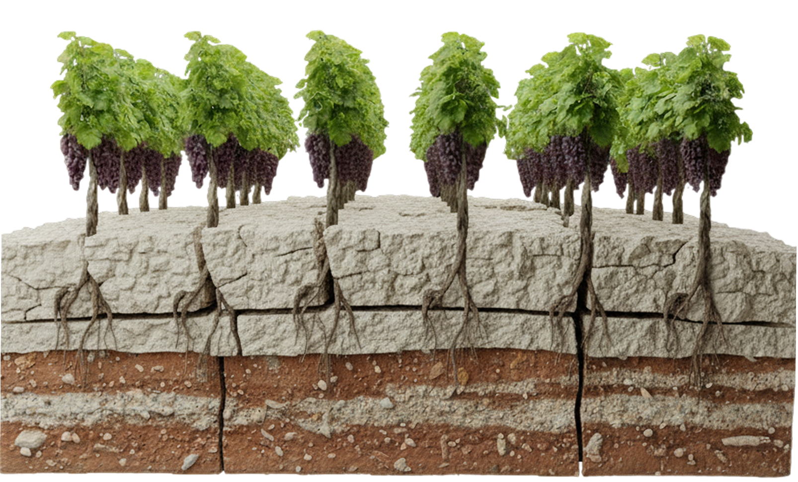 Right Bank limestone soil profile